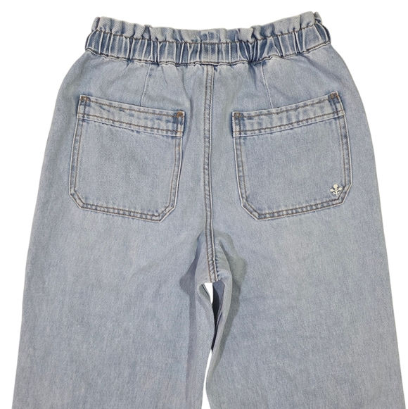 MAREA By Liz Joy Paper Bag Light Blue Denim With Drawstring Size XXS NWT - Picture 5 of 9